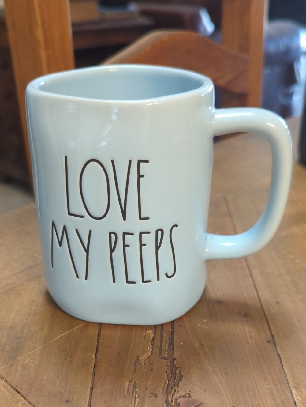 Rae Dunn Authentic Love My Peeps Ceramic Mug